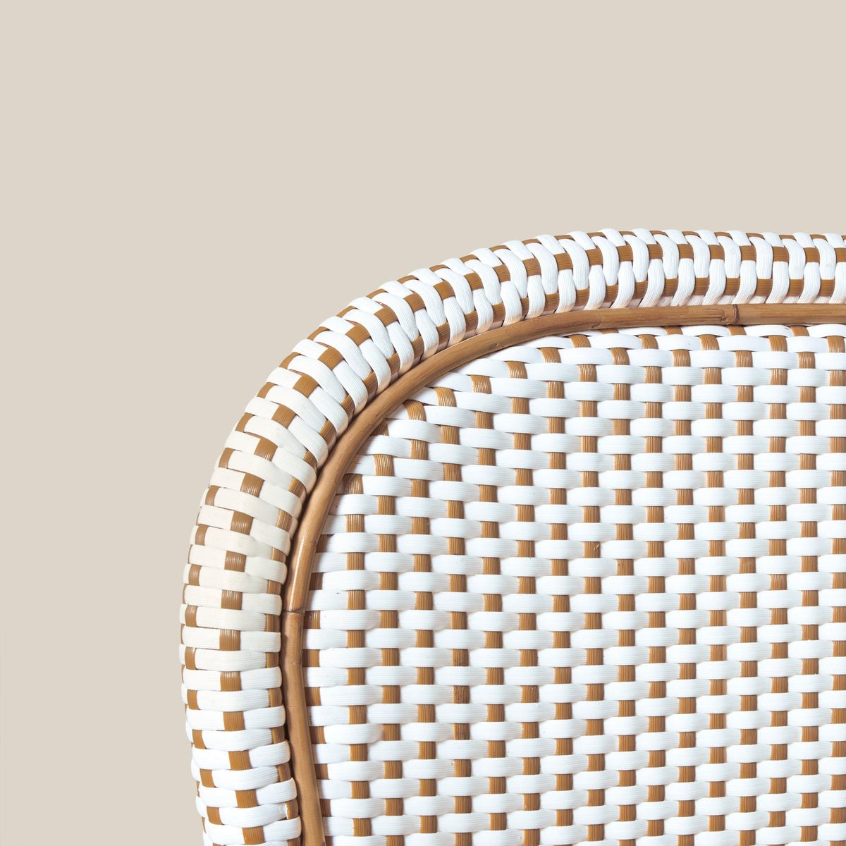 Rattan Bistro Side Chair with All-Weather Wicker