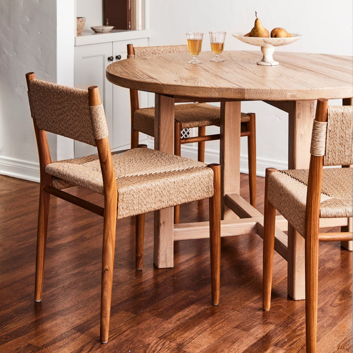 Teak & Performance Rush Indoor/Outdoor Dining Chair