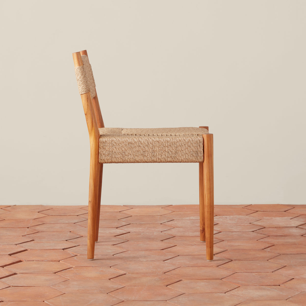 Teak & Performance Rush Indoor/Outdoor Dining Chair
