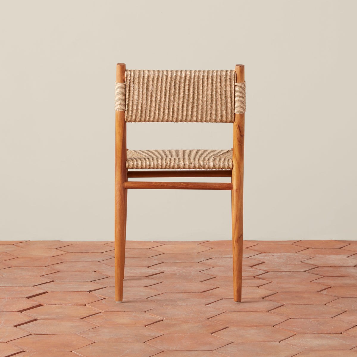 Teak & Performance Rush Indoor/Outdoor Dining Chair